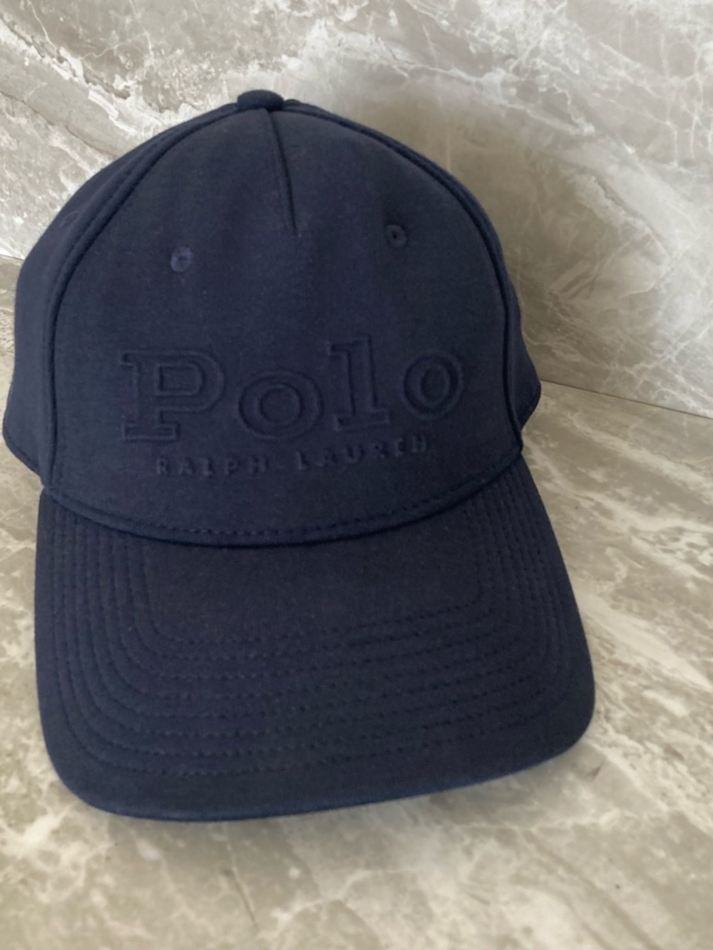 Polo by Ralph Lauren Embossed Navy Cap